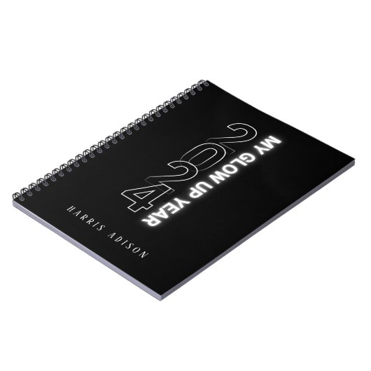 personalisiertes Notebook 2024 Notizblock (Linke Seite)