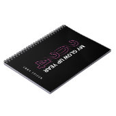 personalisiertes Notebook 2024 Notizblock (Linke Seite)
