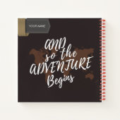 Personalisiertes Notebook - Adventure book Notizblock (Rückseite)