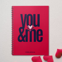Personalisiertes Notebook Cherry You & Me