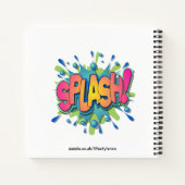 Personalisiertes Notebook - Comic - Bläschen Desig Notizblock (Rückseite)