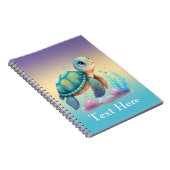 Personalisiertes Notebook für Meeresschildkröten Notizblock (Rechte Seite)