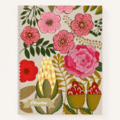 Personalisiertes Notebook für moderne Art Designer Notizblock (Vorderseite)