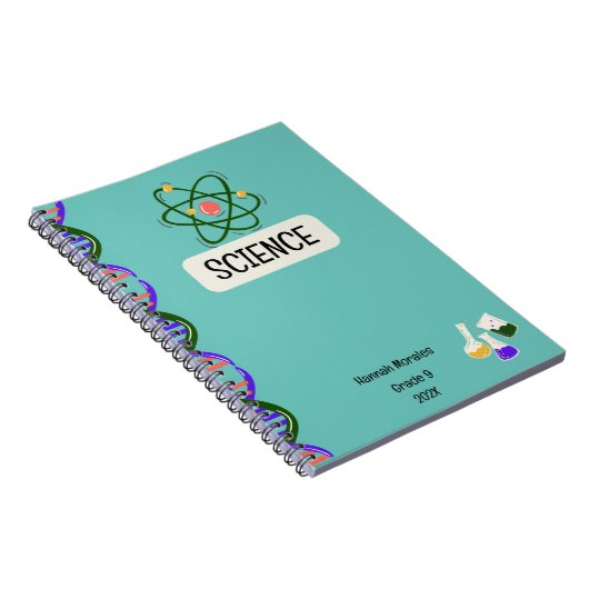 Personalisiertes Notebook für Studierende Notizblock (Rechte Seite)