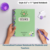 Personalisiertes Notebook für Studierende Notizblock