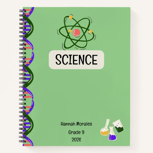 Personalisiertes Notebook für Studierende Notizblock (Vorderseite)