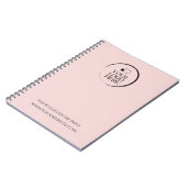 Personalisiertes Notebook für Unternehmenswerbung Notizblock (Linke Seite)