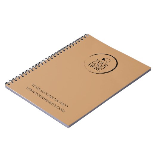 Personalisiertes Notebook für Unternehmenswerbung Notizblock (Linke Seite)