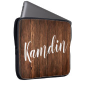 Personalisiertes Notebook-Gehäuse Stallholz Land r Laptopschutzhülle (Vorne Rechts)