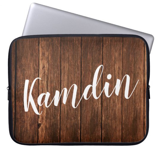 Personalisiertes Notebook-Gehäuse Stallholz Land r Laptopschutzhülle (Vorderseite)