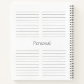 Personalisiertes Notebook - HAMbWG Notizblock (Rückseite)