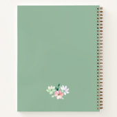 Personalisiertes Notebook im Reading Journal Notizblock (Rückseite)