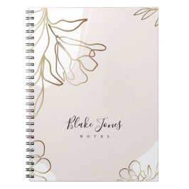 Personalisiertes Notebook in Rosa Notizblock