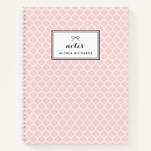 Personalisiertes Notebook in Rosa Notizblock