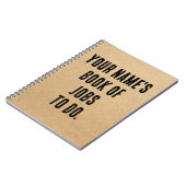 Personalisiertes Notebook-individuelle Name-Notebo Notizblock (Linke Seite)