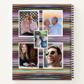 Personalisiertes Notebook-Mehrfarbenstrahler HAMbW Notizblock (Rückseite)