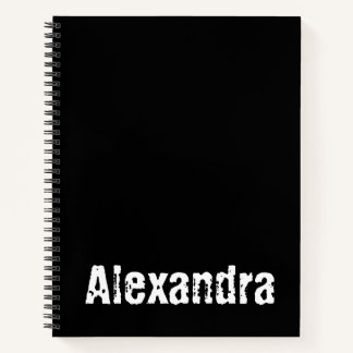 Personalisiertes Notebook mit Alexandra Notizblock