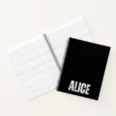 Personalisiertes Notebook mit Alice Notizblock (Innenseite)