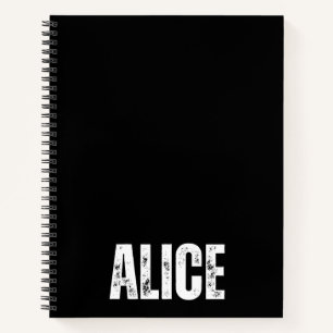 Personalisiertes Notebook mit Alice Notizblock
