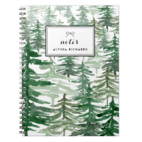 Personalisiertes Notebook mit Aquarellbändern I