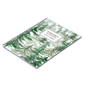 Personalisiertes Notebook mit Aquarellbaum II Notizblock (Linke Seite)