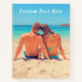 Personalisiertes Notebook mit benutzerdefiniertem  Notizblock (Vorderseite)