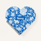 Personalisiertes Notebook mit Blue-Cross-Stitch Notizblock (Vorderseite)