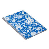 Personalisiertes Notebook mit Blue-Cross-Stitch Notizblock (Rechte Seite)