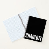 Personalisiertes Notebook mit Charlotte Notizblock (Innenseite)