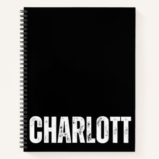 Personalisiertes Notebook mit Charlotte Notizblock