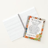Personalisiertes Notebook mit dem Lord's Prayer Notizblock (Innenseite)
