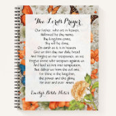 Personalisiertes Notebook mit dem Lord's Prayer Notizblock (Vorderseite)