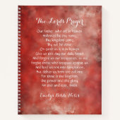 Personalisiertes Notebook mit dem Lord's Prayer Notizblock (Vorderseite)