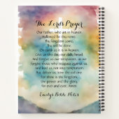Personalisiertes Notebook mit dem Lord's Prayer Notizblock (Rückseite)