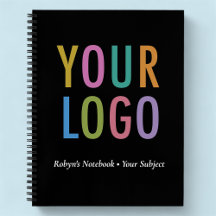 Personalisiertes Notebook mit eigenem Firmenlogo