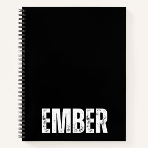 Personalisiertes Notebook mit Ember Notizblock