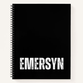 Personalisiertes Notebook mit Emersyn Notizblock