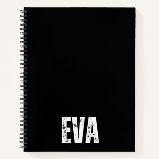 Personalisiertes Notebook mit Eva Notizblock (Vorderseite)