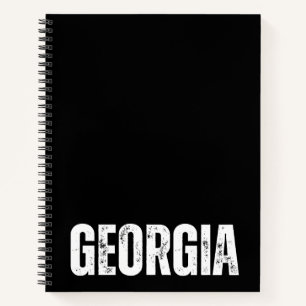 Personalisiertes Notebook mit Georgia Notizblock