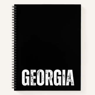 Personalisiertes Notebook mit Georgia Notizblock