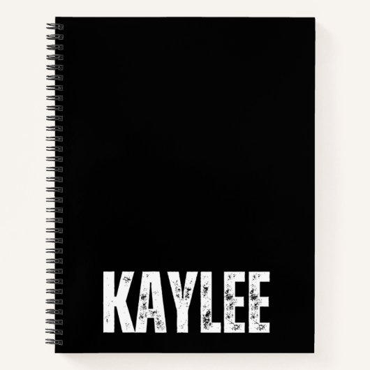 Personalisiertes Notebook mit Kaylee Notizblock (Vorderseite)
