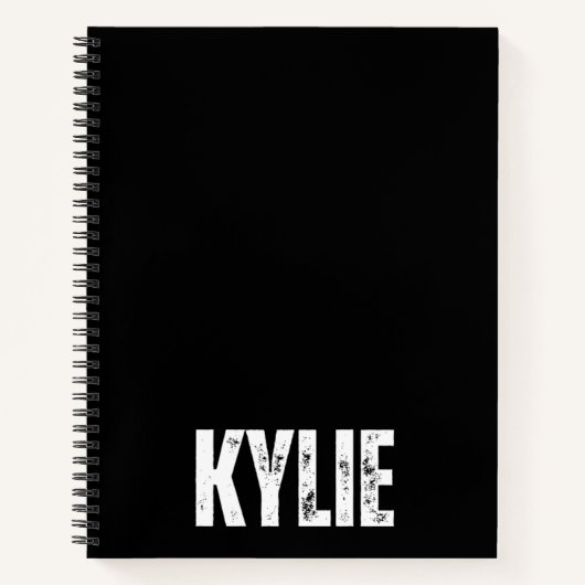 Personalisiertes Notebook mit Kylie Notizblock (Vorderseite)