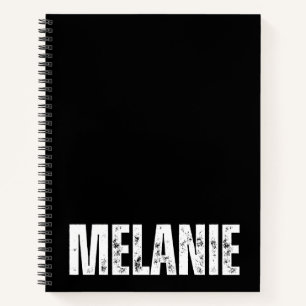 Personalisiertes Notebook mit Melanie Notizblock
