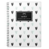 Personalisiertes Notebook mit Mini- und Black-Hear Notizblock (Vorderseite)