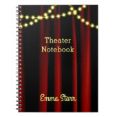 Personalisiertes Notebook mit Movie Lights Notizblock (Vorderseite)