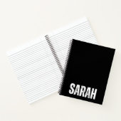 Personalisiertes Notebook mit Sarah Notizblock (Innenseite)
