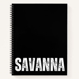 Personalisiertes Notebook mit Savannah Notizblock