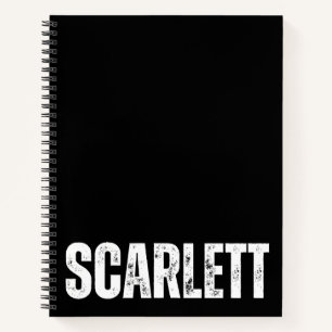 Personalisiertes Notebook mit Scarlett Notizblock