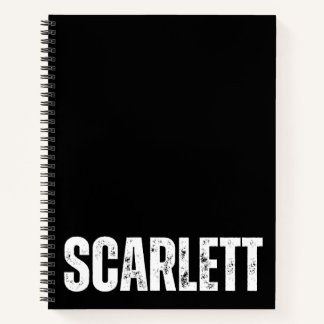 Personalisiertes Notebook mit Scarlett Notizblock