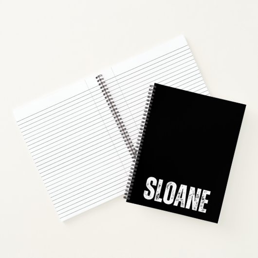 Personalisiertes Notebook mit Sloane Notizblock (Innenseite)